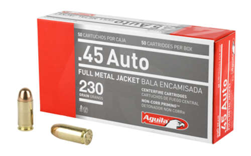 Ammunition Aguila Ammunition Pistol 45ACP AGUILA 45ACP 230GR FMJ 50/1000 • Model: Pistol